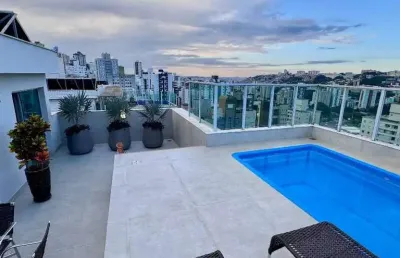 Cobertura à venda com 260m², 4 quartos e 4 vagas no buritis.