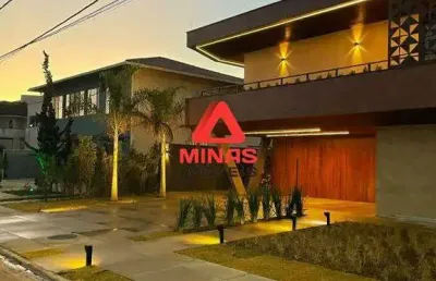 Bela casa com lareira no alphavila nl - condomínio árvore