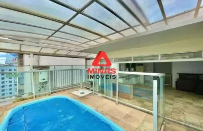 Cobertura à venda, 3 quartos, 1 suíte, 3 vagas no santo antônio.