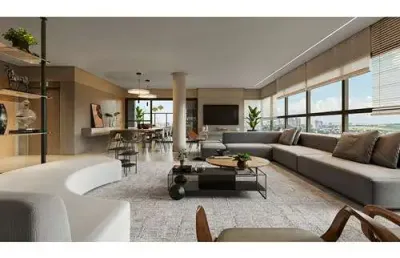 Versátil apartamento tipo para venda em jardim ilhas do sul com 4 quartos, sendo 3 suítes, 227m²