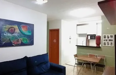 Sensacional apartamento tipo para venda em residencial jequitibá com 2 quartos, 49m²