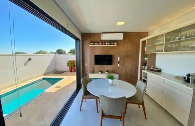 Casa no condomínio terras de siena para venda com 3 quartos, sendo 3 suítes, 207m²