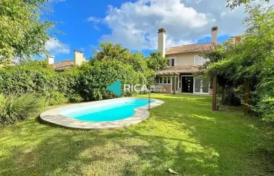 Casa em condomínio fechado com 3 quartos para alugar na avenida juca batista, 800, chapéu do sol, porto alegre por r$ 12.000
