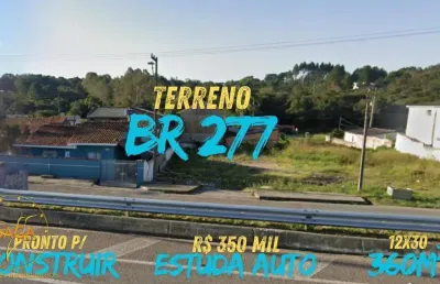 Terreno à venda na Rua Vinte e Cinco de Dezembro, 1038, Parque da Fonte, São José dos Pinhais
