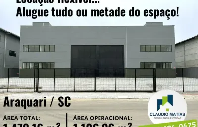 Barracão / Galpão / Depósito com 8 salas para alugar na Avenida Getúlio Vargas, 633, Volta Redonda, Araquari