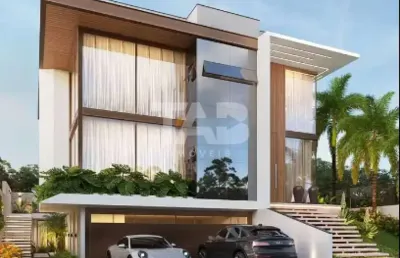 Casa em condomínio fechado com 5 quartos à venda na Avenida Rodesindo Pavan, 1210, Praia do Estaleirinho, Balneário Camboriú