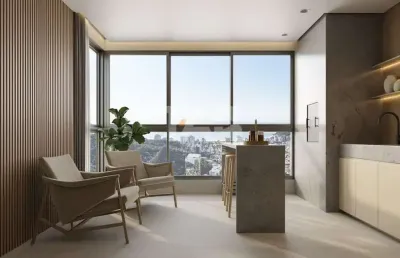 Apartamento na planta com 2 dormitórios na praia brava