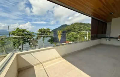 Apartamento vista mar de alto padrão à venda no itaguá em ubatuba/sp