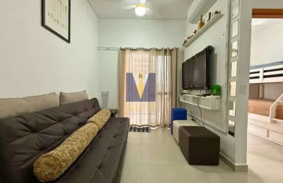 Apartamento de 1 dormitório à venda na praia das toninhas em ubatuba/sp.
