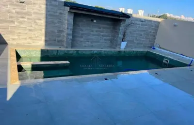 Casa de luxo em condomínio: 4 quartos, 4 suítes, 2 salas, 5 banheiros, 3 vagas de garagem em indaiatuba-sp, residencial milano.