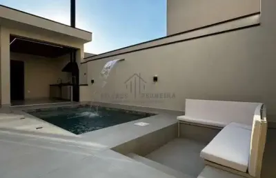 Casa em condomínio de luxo em indaiatuba-sp  3 suítes  2 salas  4 vagas  195m²  residencial evidências