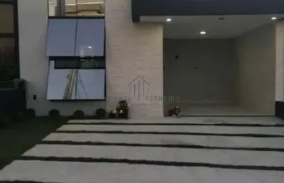 Casa em condomínio de luxo em indaiatuba-sp, bairro jardim toscana: 3 quartos, 1 suíte, 2 salas, 2 banheiros, 3 vagas, 189m².