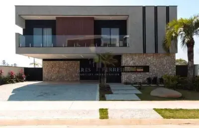 Venda de casa de luxo em condomínio alto padrão na villa dos pinheiros, indaiatuba-sp: 5 quartos, 5 suítes, 2 salas, 6 vagas, 400m².