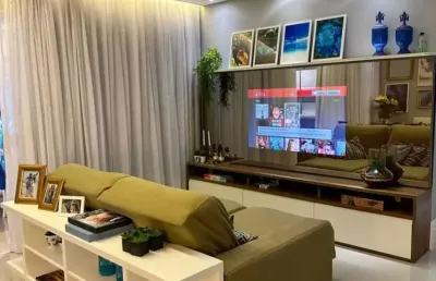 Apartamento mobiliado para aluguel no imbuí, salvador/ba, 3 suítes, 2 vagas