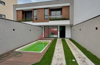 Sobrado novo 3 suites , piscina , bairro são francisco  , 145 m²