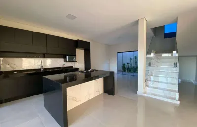 Casa para venda em uberlândia, shopping park, 4 dormitórios, 2 suítes, 3 banheiros, 4 vagas