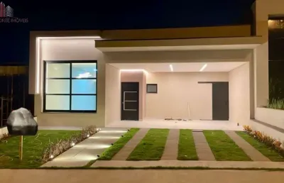 Novíssima casa  em condomínio com 3 dormitórios (1 suite com closet)