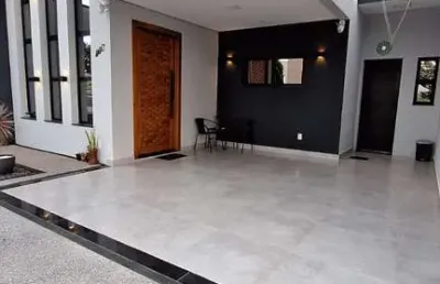 Casa nova com 3 dorms a venda em condomínio em indaiatuba