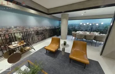 Apartamento alto padrão 3 dormitórios com varanda gourmet, 3 suítes e 2 vagas na vila mascote