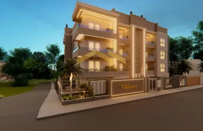 Apartamento a 900 metros da praia no milano residence em balneário piçarras!