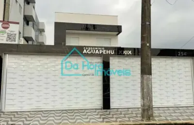 Casa em condomínio fechado com 2 quartos à venda no pedreira, mongaguá , 30 m2 por r$ 280.000