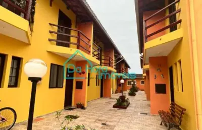 Casa em condomínio fechado com 2 quartos à venda na vila atlântica, mongaguá , 75 m2 por r$ 318.000