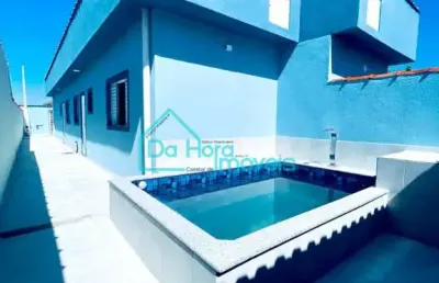 Casa com 2 quartos à venda no balneário plataforma, mongaguá , 70 m2 por r$ 309.000
