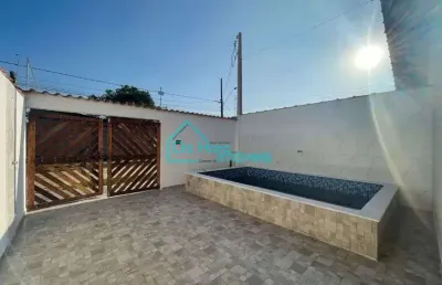 Casa com 2 quartos à venda no bopiranga, itanhaém , 62 m2 por r$ 295.000