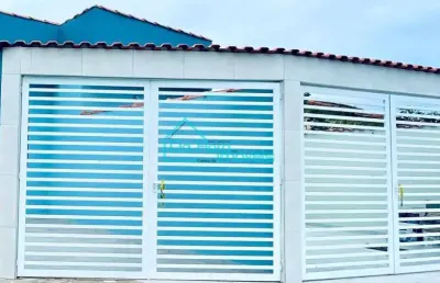 Casa com 2 quartos à venda no balneário plataforma, mongaguá , 70 m2 por r$ 299.000
