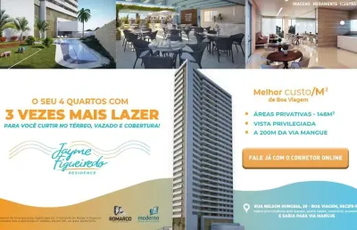 Jg- lindo apartamento em boa viagem! 4 quartos, 2 suítes-lazer completo-alto padrão