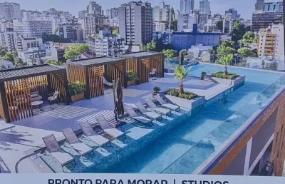 Mobiliado - excelente loft, alto padrão no bairro moínhos de vento