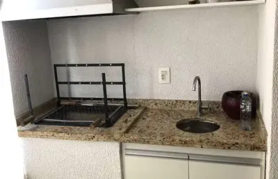 Apartamento mobiliado 2 dorms com suíte e varanda no mogila