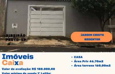 Casa para venda em ribeirão preto, jardim cristo redentor