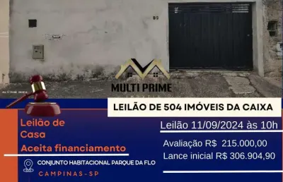 Casa para venda em campinas, conjunto habitacional parque da floresta