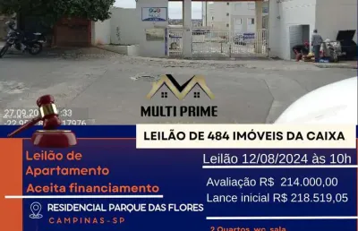 Apartamento para venda em campinas, jardim novo maracanã, 2 dormitórios, 1 banheiro, 1 vaga