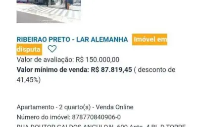 Apartamento para venda em ribeirão preto, jardim doutor paulo gomes romeo, 2 dormitórios, 1 banheiro, 1 vaga
