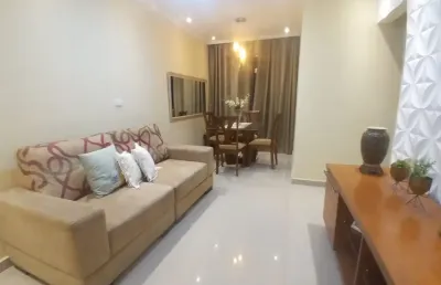 Aconchegante apartamento a venda por r$350.000,00 no bairro do macuco em santos bairrodo macuco