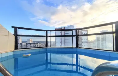 Cobertura na pituba - 1 quarto mobiliado com vista mar - piscina privativa
