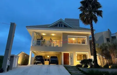 Casa com 4 dormitórios à venda, 640 m² por r$ 5.350.000,00 - arujá lagos residencial - arujá/sp