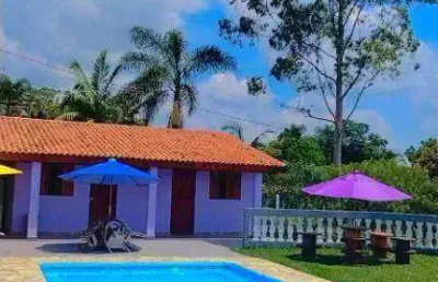 Rancho pôr do sol seu lazer em um espaço familiar - santa isabel/sp