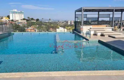 Studio com 1 dormitório, 33 m² - venda por r$ 420.000,00 ou aluguel por r$ 3.800,00/mês - portão - arujá/sp