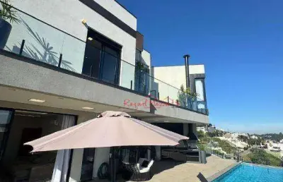 Sobrado com 3 dormitórios à venda, 410 m² por r$ 4.500.000,00 - jardim imperial hills iii - arujá/sp