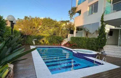 Sobrado com 5 dormitórios à venda, 500 m² por r$ 4.500.000 - jardim imperial hills iii - arujá/sp