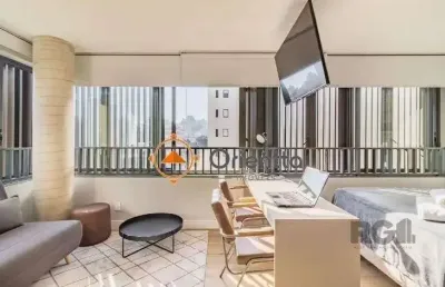 Imobiliária orientta aluga excelente studio na rua 24 de outubro, no go24