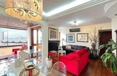 Apartamento com 3 dormitórios, suíte e sacada e 1 vaga - 115m² - petrópolis