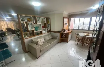 Apartamento com 3 dormitórios, 1 suíte, lavabo, 2 vagas cobertas, semimobiliado,