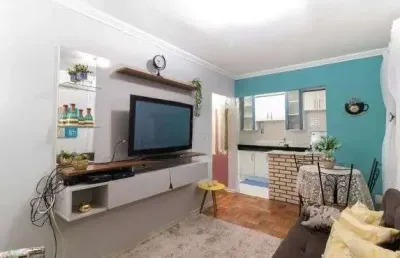 Apartamento no centro de 1 dormitório semi mobiliado