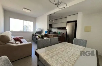 Apartamento no humaitá de 2 dormitórios, infra e vaga