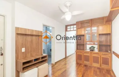Imobiliária orientta  aluga apartamento com 68m², semimobiliado, 2 dormitórios e