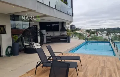 Casa em condomínio fechado com 3 quartos à venda na rua ravena, jardim imperial hills iii, arujá, 400 m2 por r$ 4.000.000